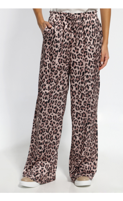 ANIMAL PRINT TROUSERS WITH POCKETS