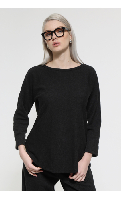 BLACK LONG SLEEVE BLOUSE