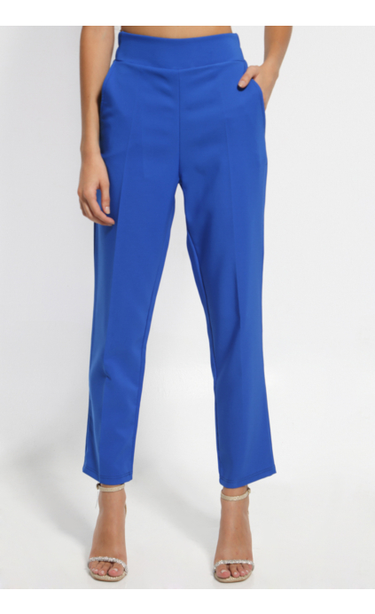 BLUE ROYAL STRAIGHT PANTS WITH POCKETS