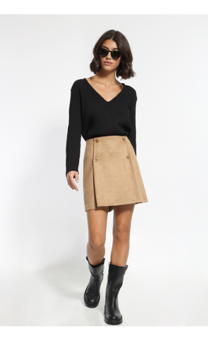 TAMPA MINI SKIRT WITH LARGE BUTTONS