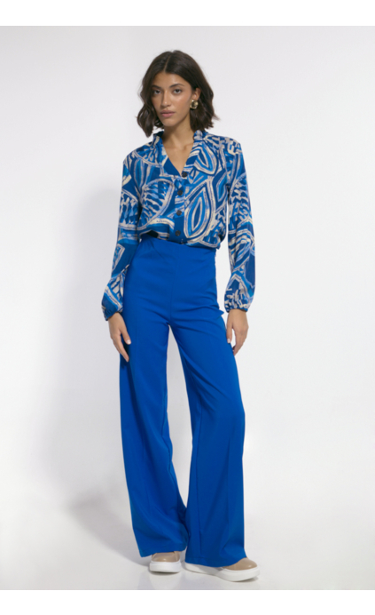 WIDE BLUE ROYAL PANTS