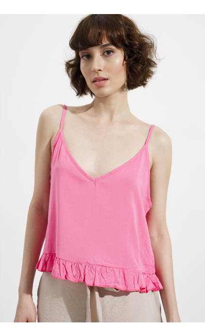TOP WITH STRAPS PINK