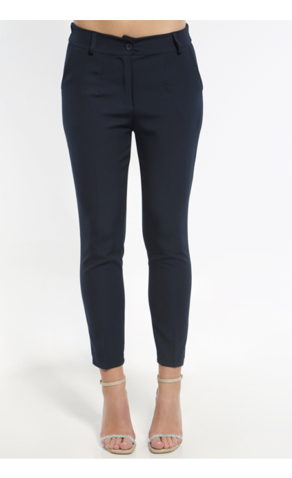 HIGH WAIST PANTS IN DARK BLUE COLOR