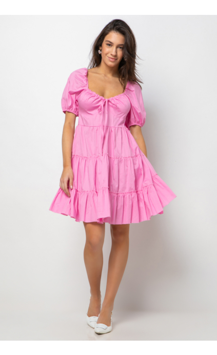 Μίνι Ροζ Φόρεμα