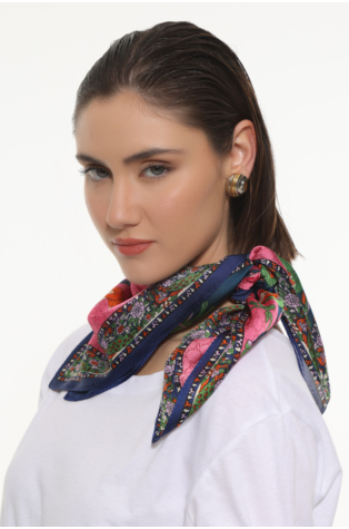 MULTICOLOR FUCHSIA WOMEN'S SCARF