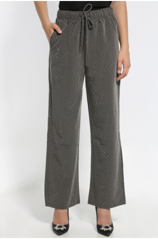 PANTS WITH ELASTIC WAIST GRAY