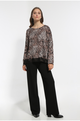 ANIMAL PRINT WIDE T-SHIRT