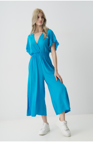 TROUSERS 27582 TURQUOISE