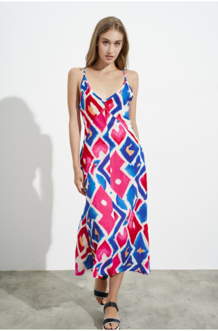 MAXI DRESS WITH THIN STRAPS