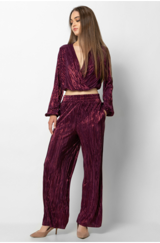 TROUSERS 27466 PURPLE