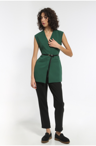 GREEN CROSS VEST WITH POCKETS