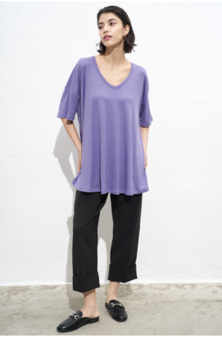 BLOUSE 41149 PURPLE