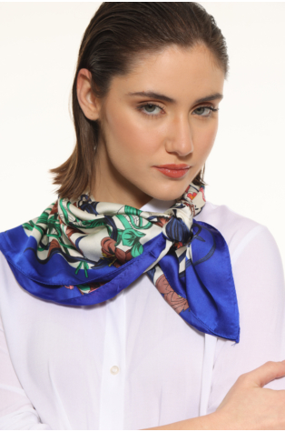 MULTICOLOR BLUE WOMEN'S SCARF YF533