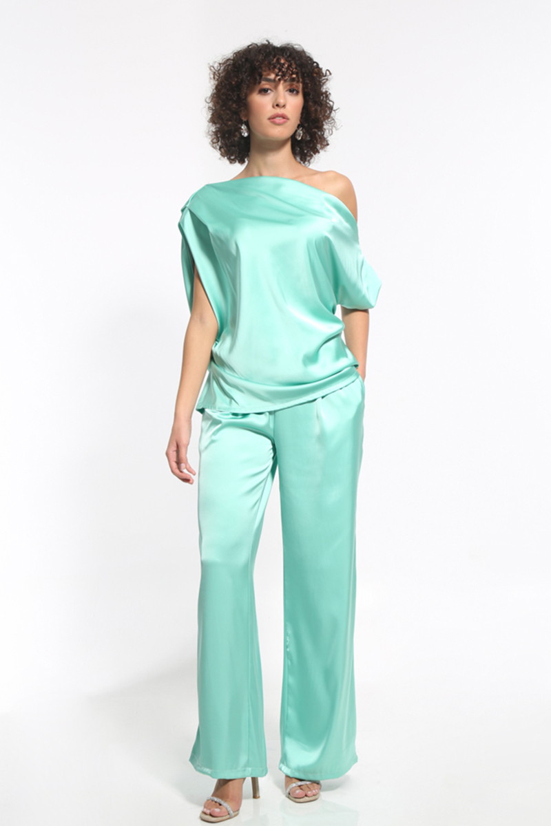 SATIN WIDE VERAMAN PANTS