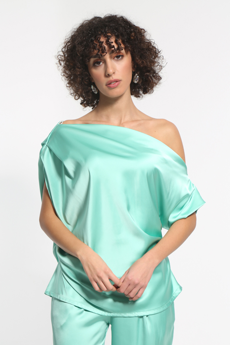 SATIN VERAMAN SHORT-SLEEVED SHIRT