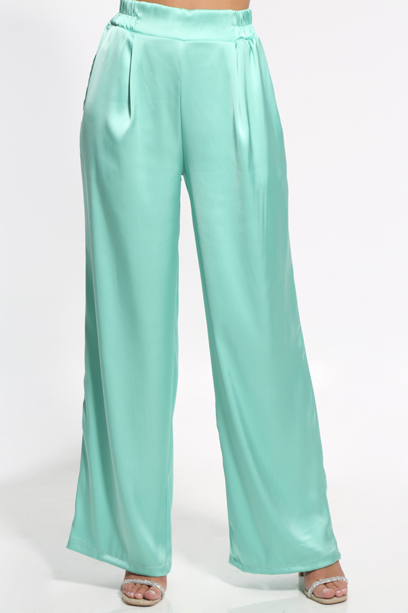 SATIN WIDE VERAMAN PANTS