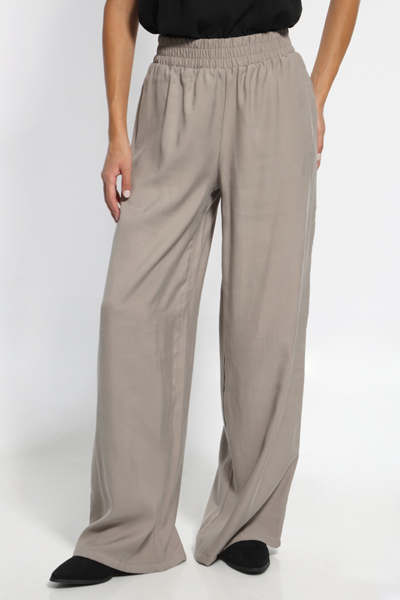 GRAY TROUSERS ΙΝ WIDE LINE