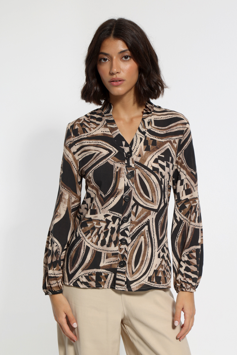 PRINTED LONG SLEEVE SHIRT