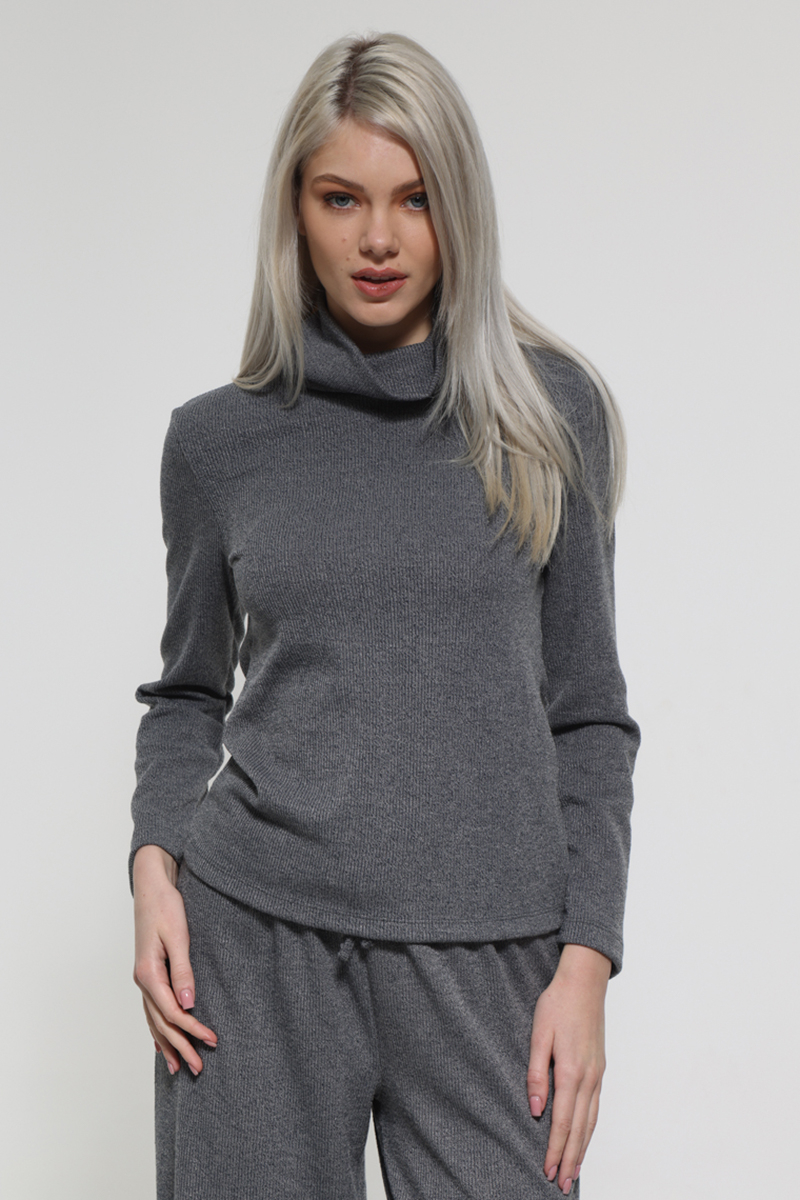 GRAY ZIVAGO LONG SLEEVE T-SHIRT