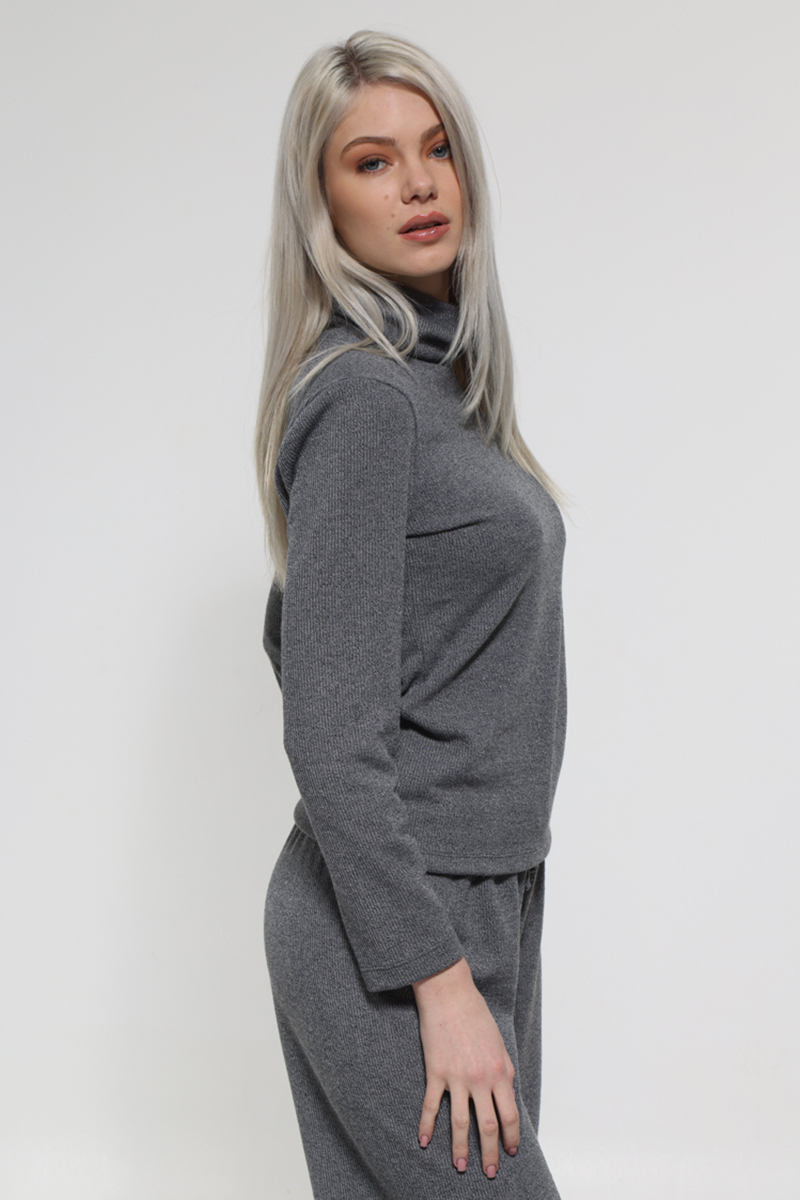 GRAY ZIVAGO LONG SLEEVE T-SHIRT