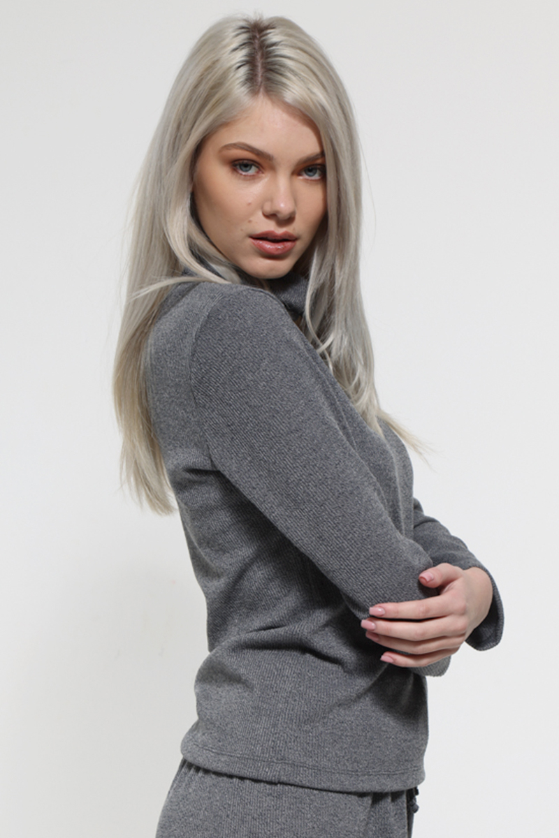 GRAY ZIVAGO LONG SLEEVE T-SHIRT