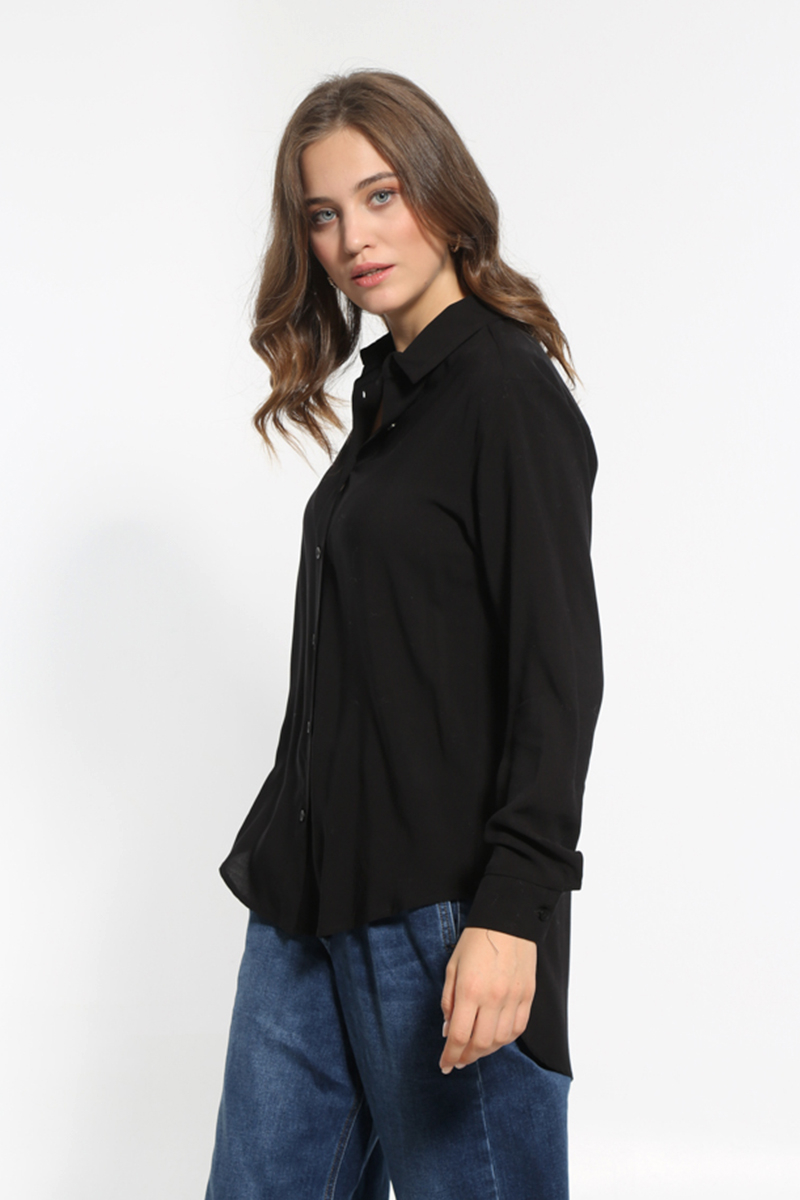 BLACK LONG SLEEVE SHIRT