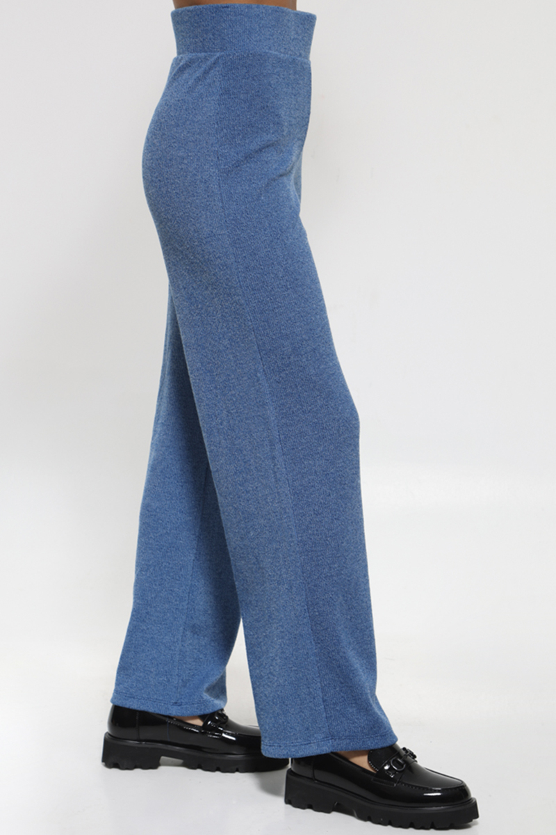 ROYAL BLUE PANTS WITH ELASTIC WAIST