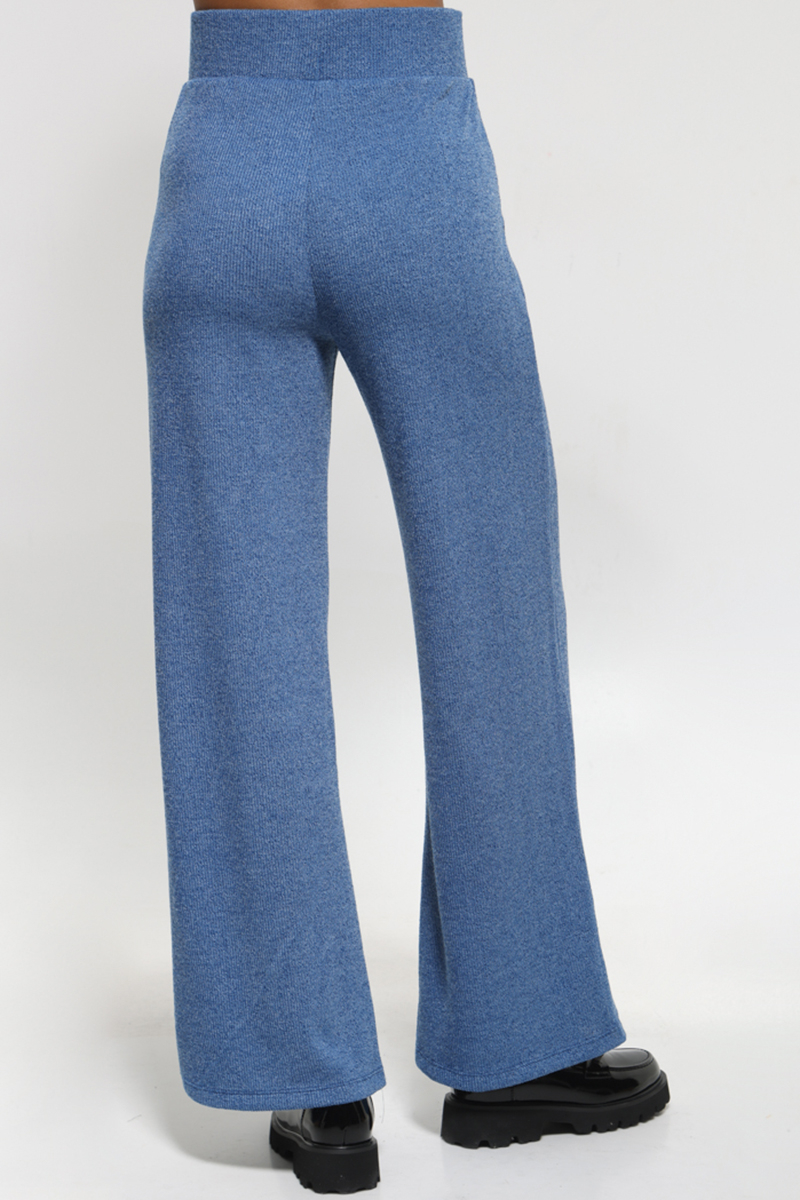 ROYAL BLUE PANTS WITH ELASTIC WAIST