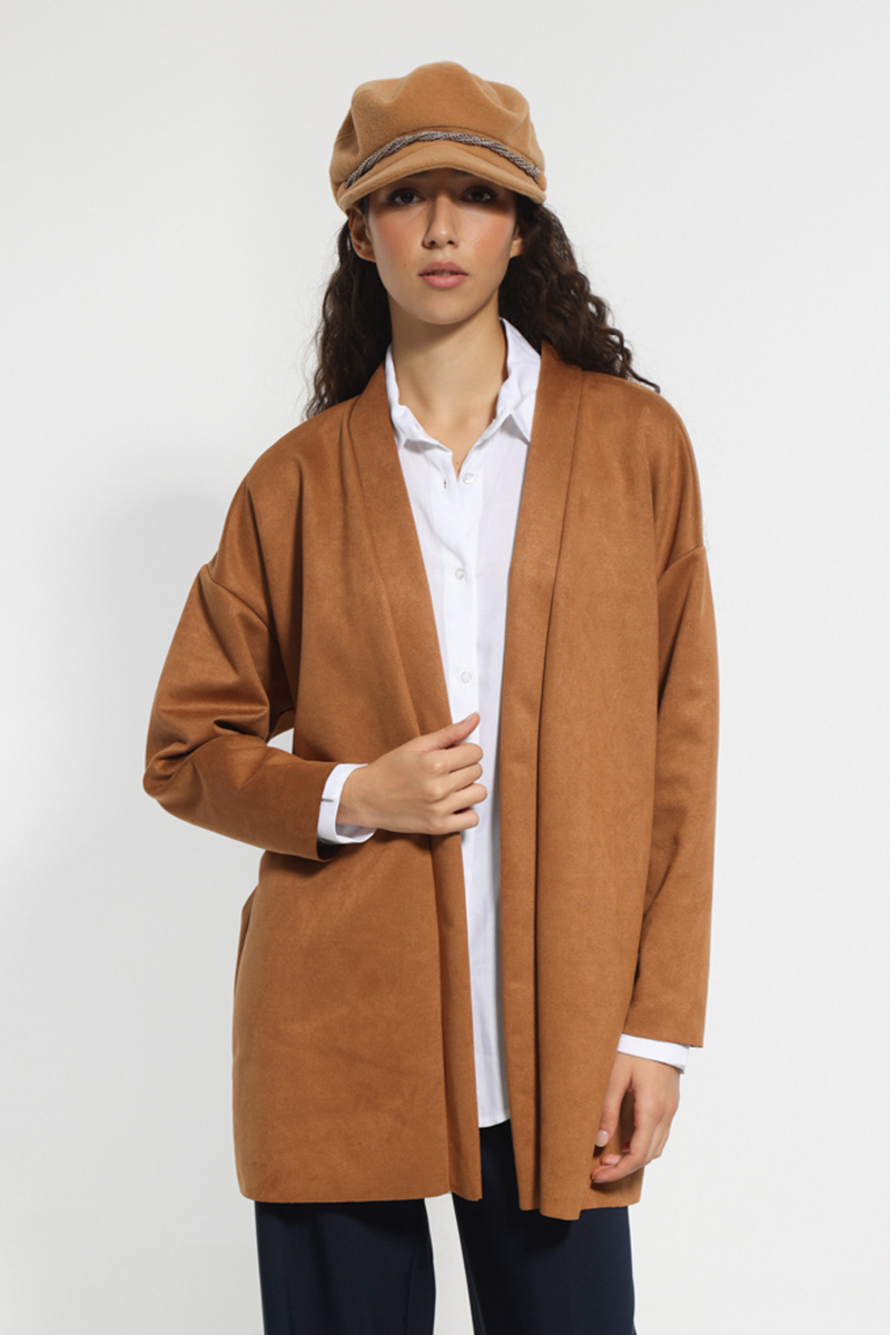 BROWN WIDE JACKET