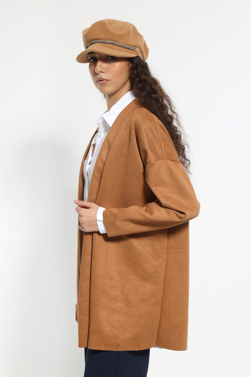 BROWN WIDE JACKET