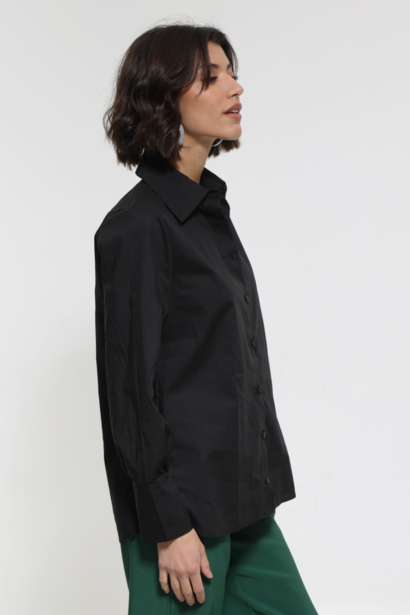 LONG SLEEVE SHIRT BLACK