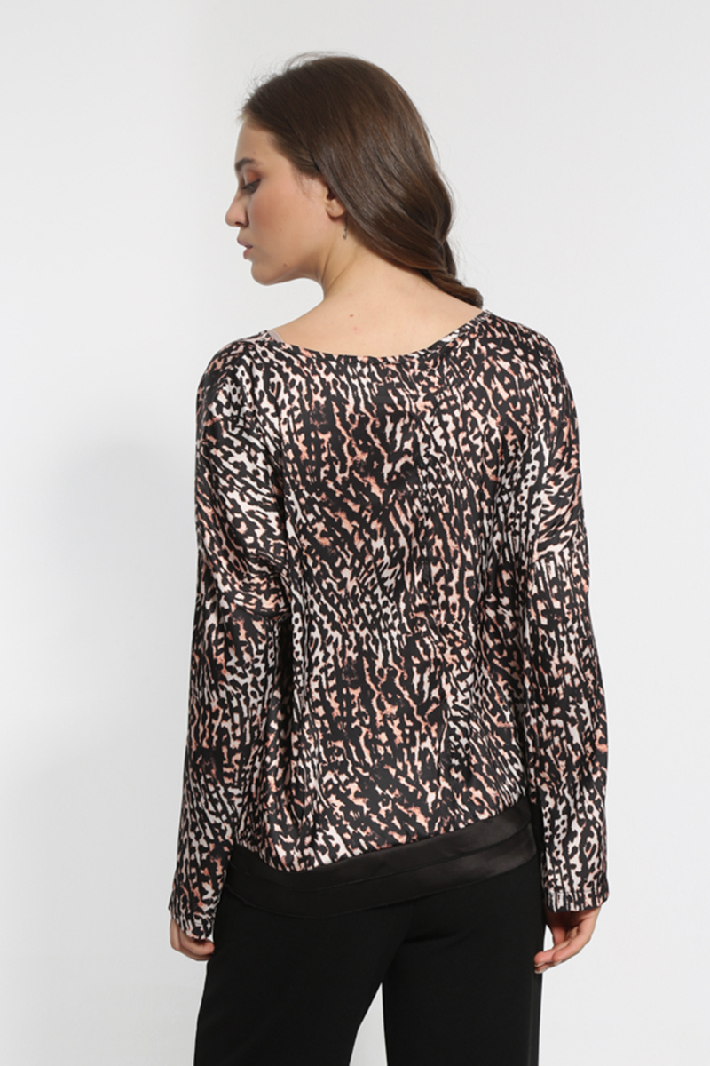 ANIMAL PRINT WIDE T-SHIRT