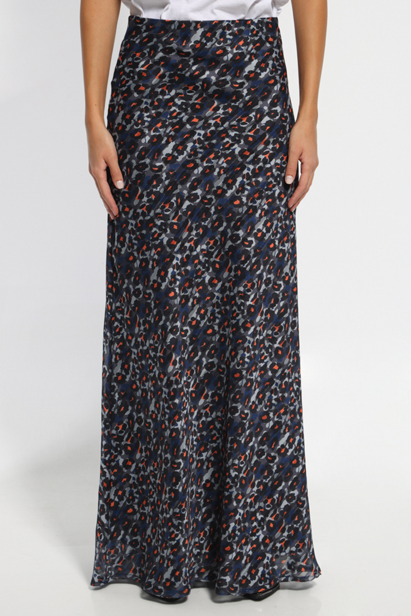 PRINTED MAXI SKIRT