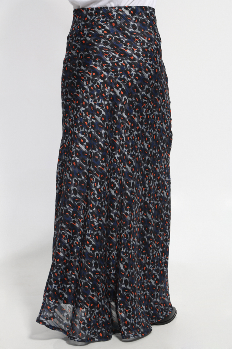 PRINTED MAXI SKIRT