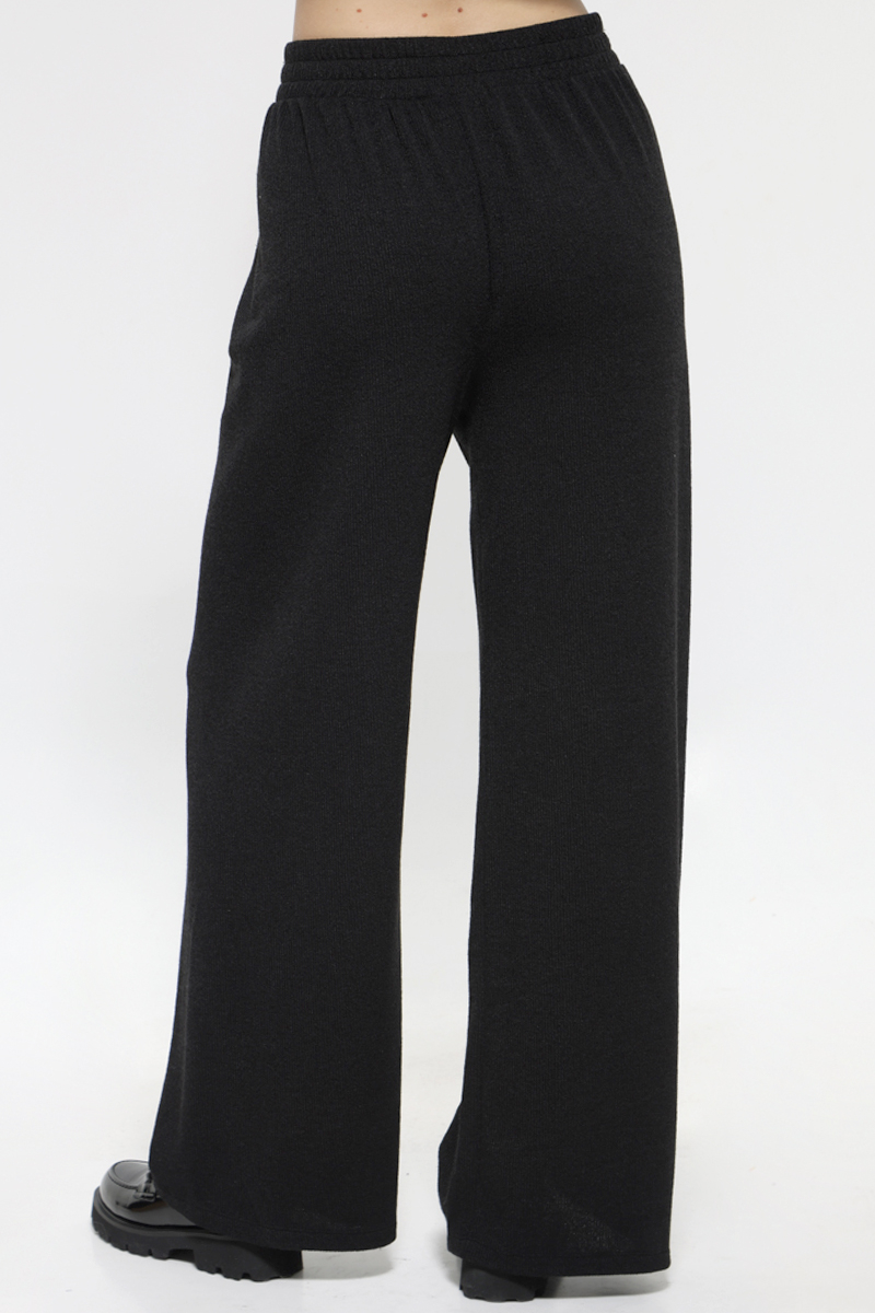 BLACK PANTS WITH ELASTIC WAIST