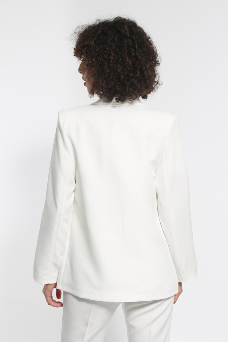 WHITE CROSSBODY JACKET