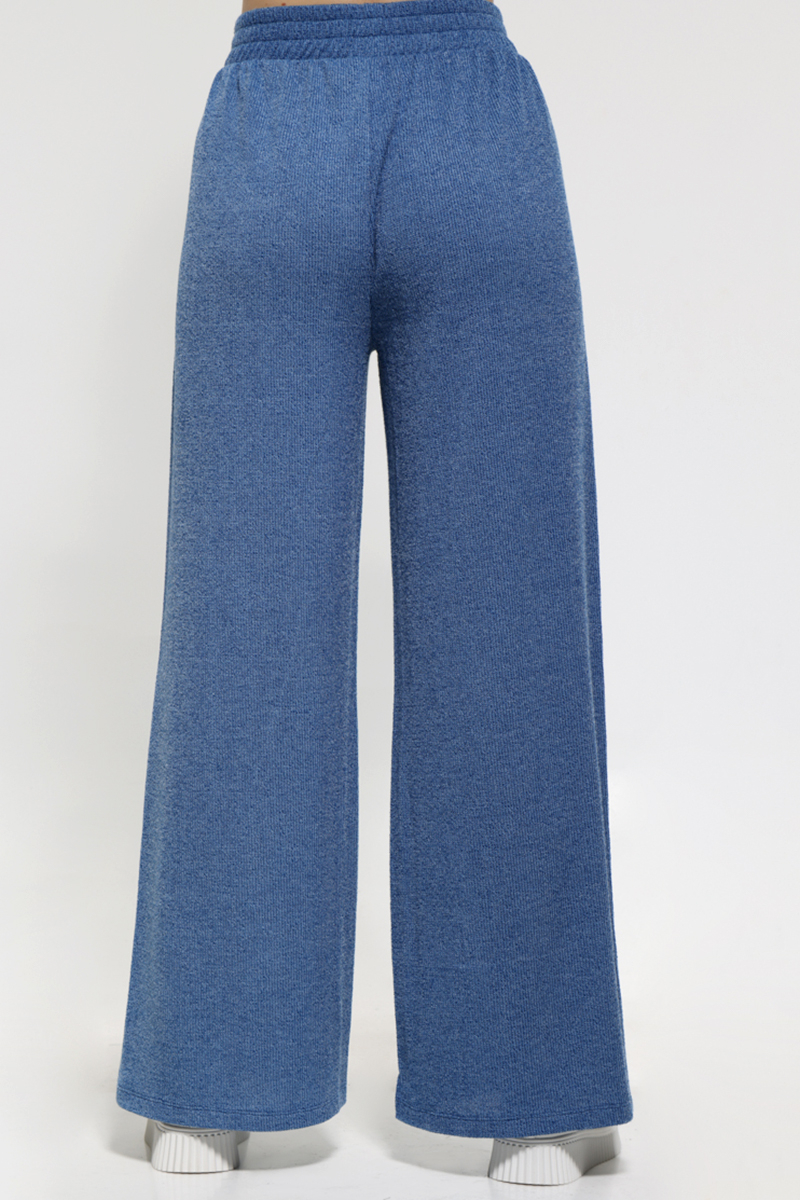 ROYAL BLUE PANTS WITH ELASTIC WAIST