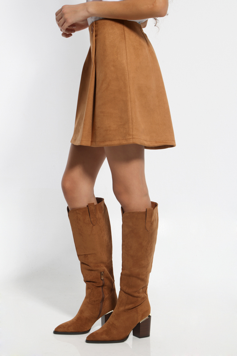 CAMEL HIGH CASTOR BOOTS 2750