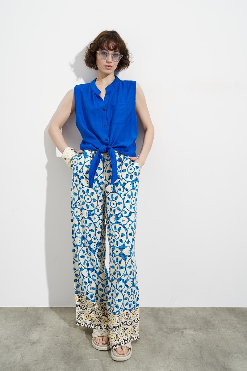 PRINTED PANTS OF RAYON