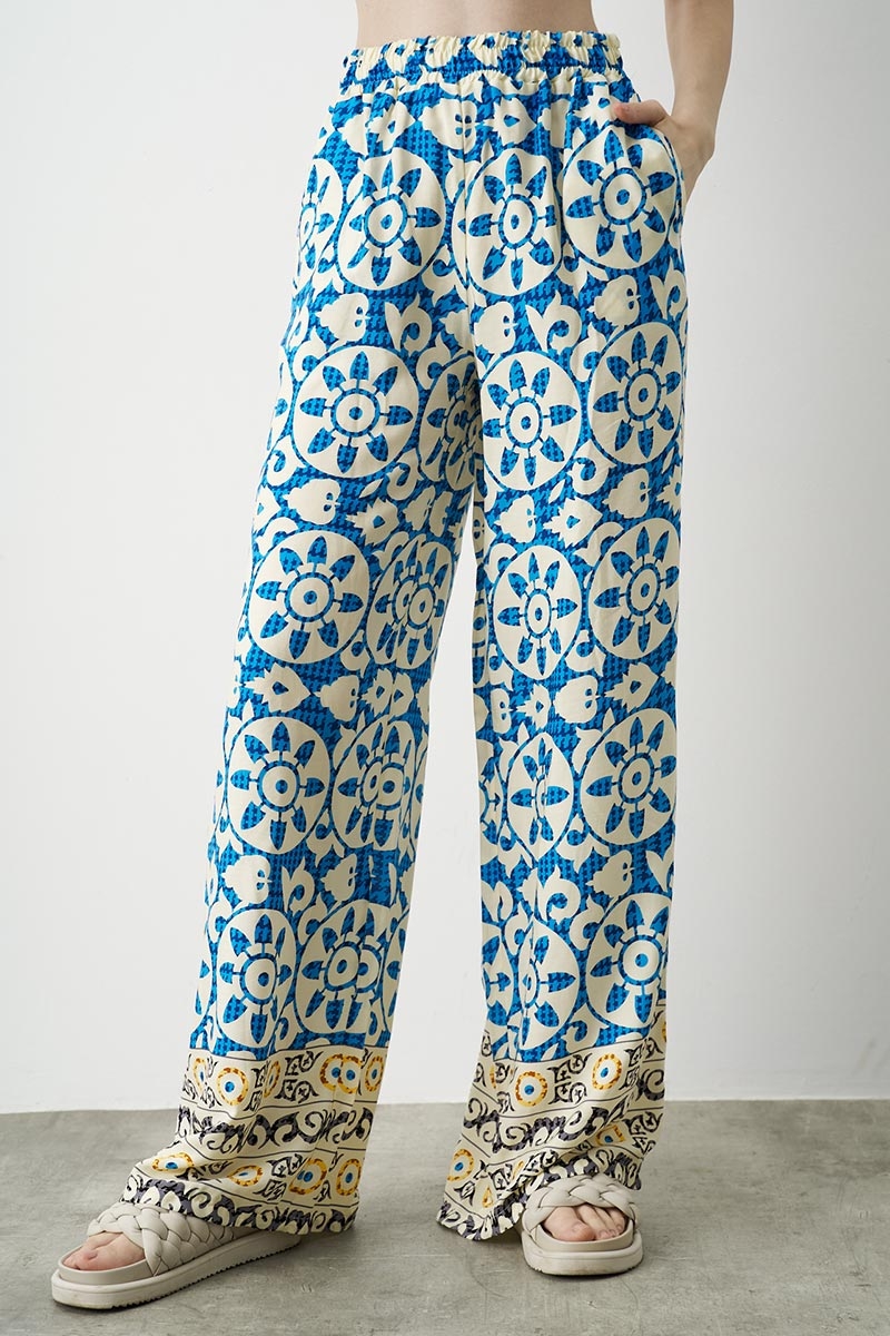 PRINTED PANTS OF RAYON