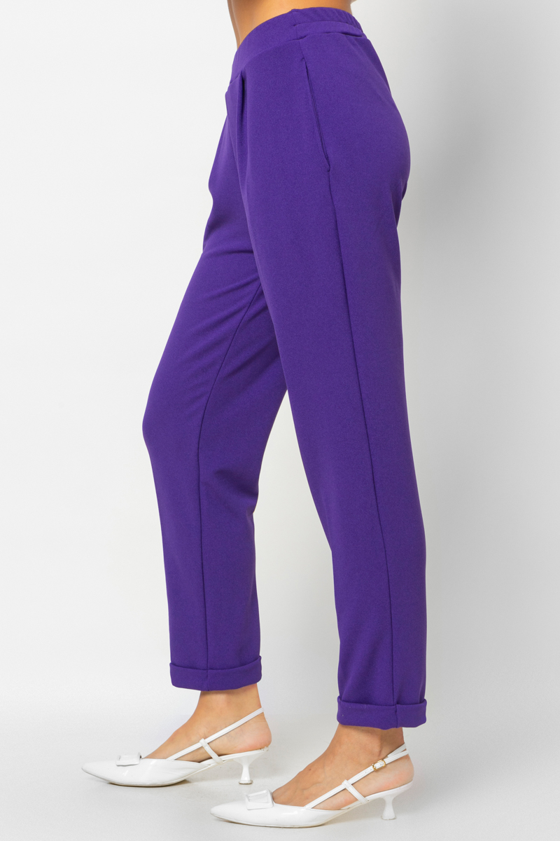 TROUSERS 27381 VIOLET