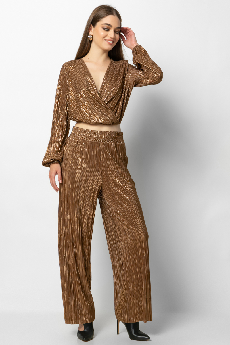 TROUSERS 27466 BRONZE