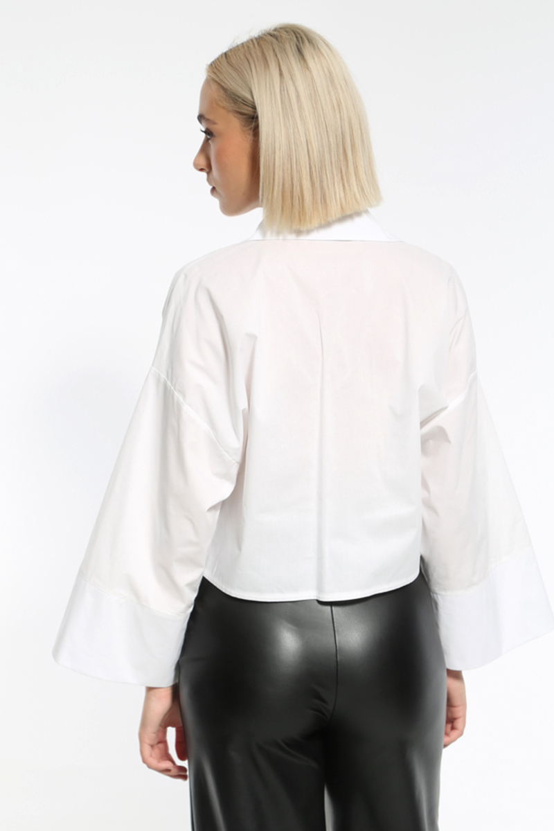 WHITE LONG SLEEVE SHIRT