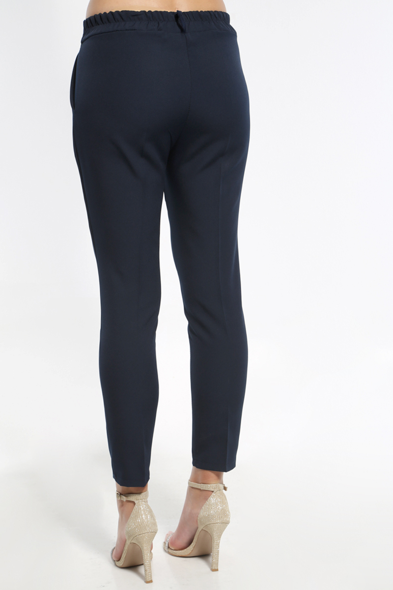 HIGH WAIST PANTS IN DARK BLUE COLOR