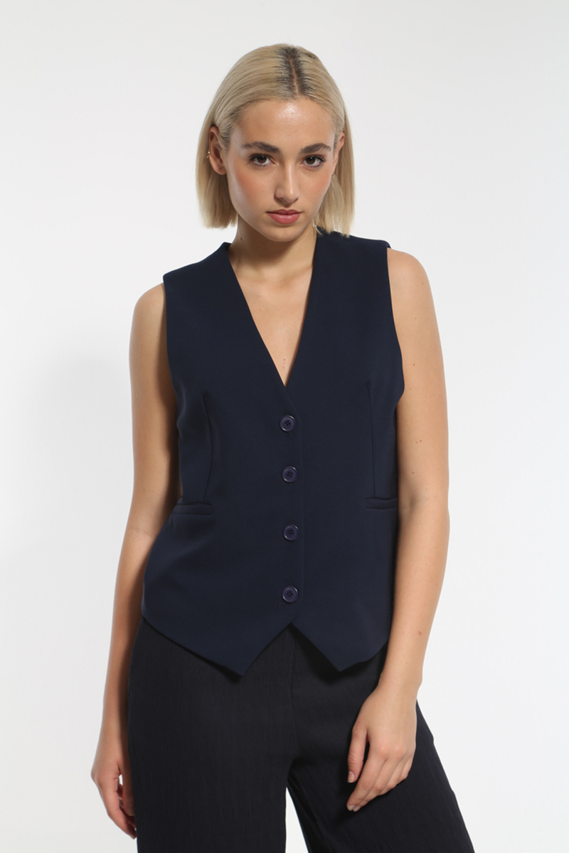 BLUE DARK VEST