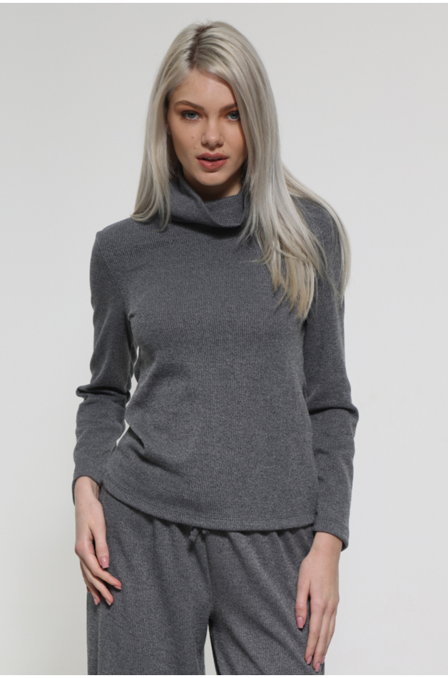 GRAY ZIVAGO LONG SLEEVE T-SHIRT