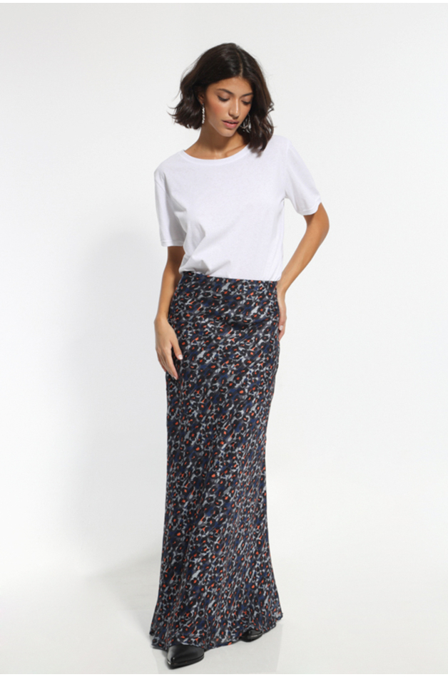 PRINTED MAXI SKIRT